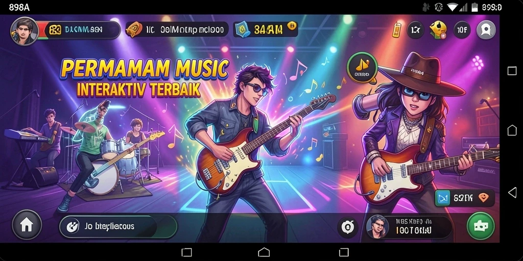 Tampilan gameplay unik dan interaktif dalam 898A.