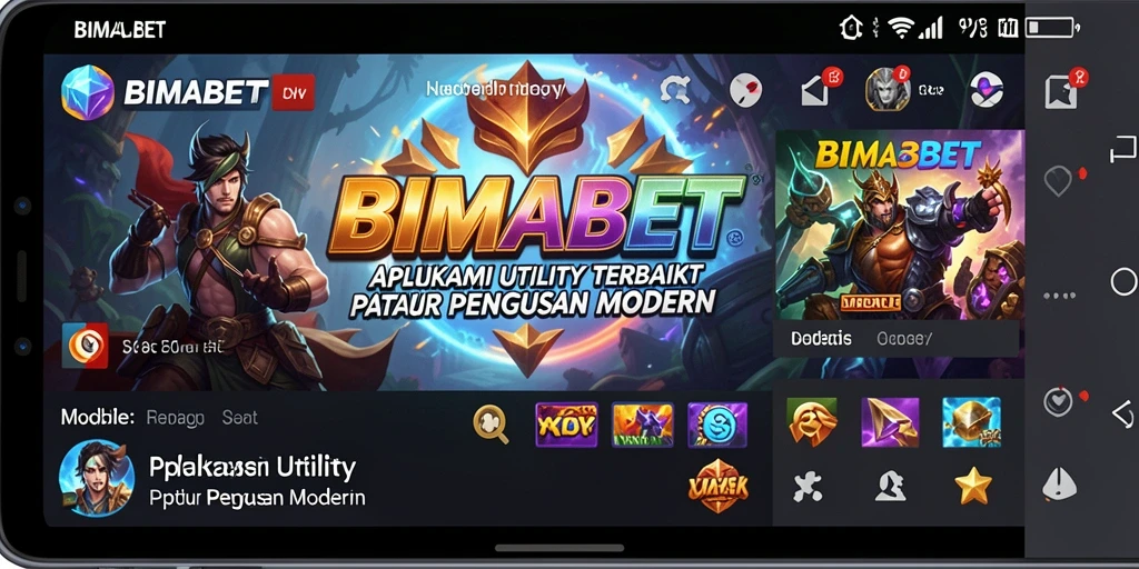Tampilan antarmuka BIMABET yang intuitif dan mudah digunakan.