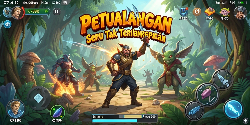 Screenshot gameplay C7890 yang menampilkan aksi petualangan yang seru.