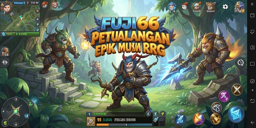 Tampilan gameplay seru dalam FUJI66 dengan pertarungan yang menegangkan.