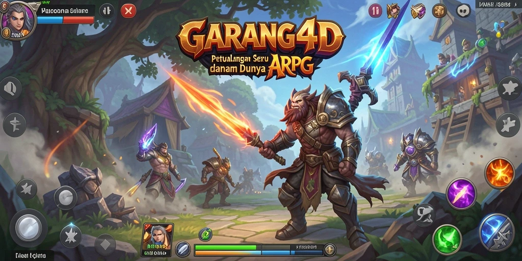 Tampilan gambaran aksi seru dalam gameplay GARANG4D.