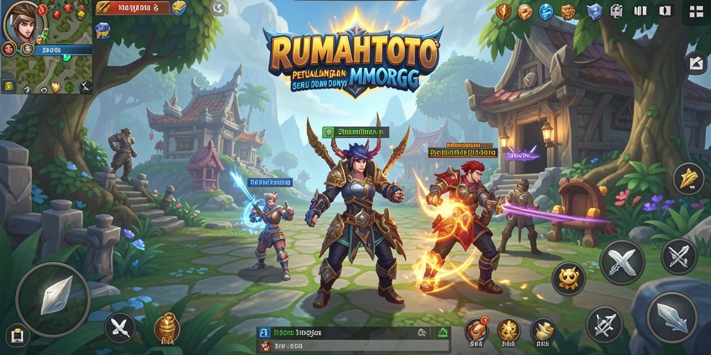 Tampilan gameplay seru di dunia <strong>RUMAHTOTO</strong> yang penuh tantangan.