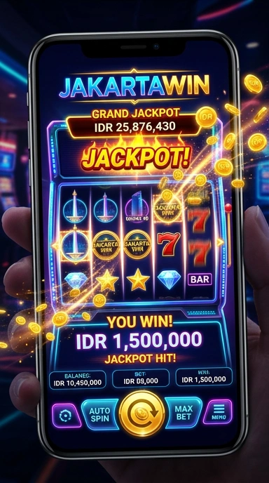 Tampilan antarmuka jakartawin yang intuitif dan mudah digunakan.